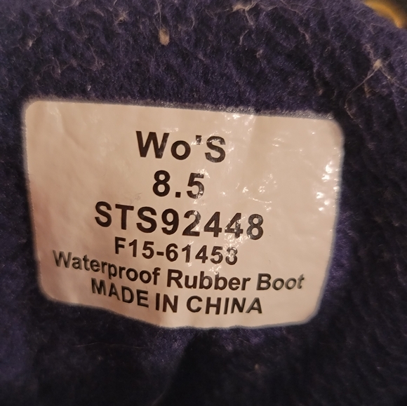 Sperry Top-Sider Women's Blue/Green Plaid Duck Boots Ladies Waterproof-Size 8.5 - Picture 8 of 8